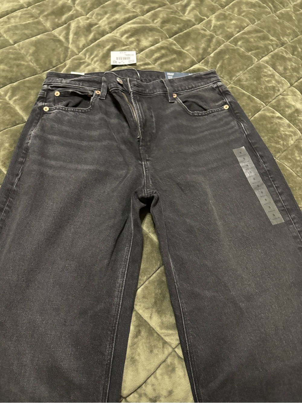 American Eagle Outfitters Black Wide Leg Jeans